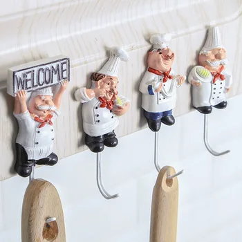 

Creative Resin Decoration Hook Home Kitchen Strong Adhesive Seamless Nail Wall Door Kitchen Wall Hanging Decorative Coat Hook