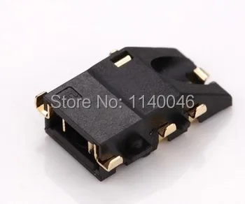 

20PCS 3.5 headphone jack audio jack PJ-3241 5P bevel plate gilded green patch Shen