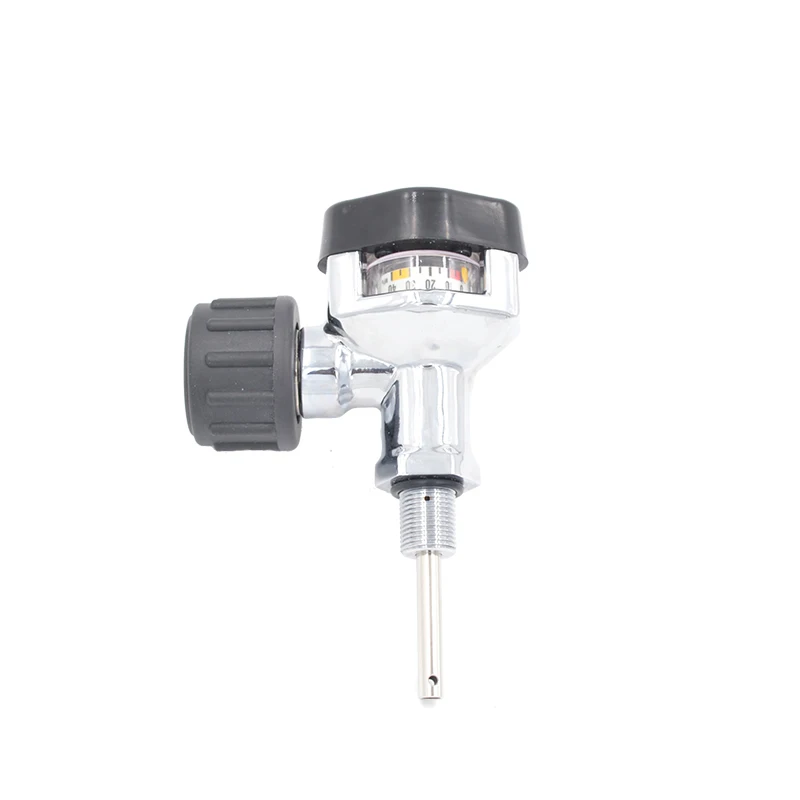 Válvula de segurança com medidor de pressão de alta pressão utilizado para cilindro de ar SCBA apto para 3L/4.7L/6.8L/9L/6L/12L
