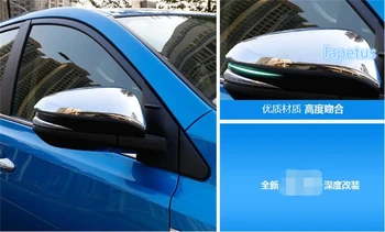 

Lapetus Door Wing Rearview Mirror Case Side Mirror Decoration Frame Cover Trim Fit For Toyota Highlander KLUGER 2017 2018 2019