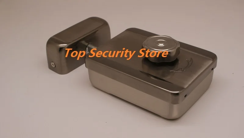 EC04 Electric Silent Bolt Rim Lock Gate Door Locking Access Control System-5