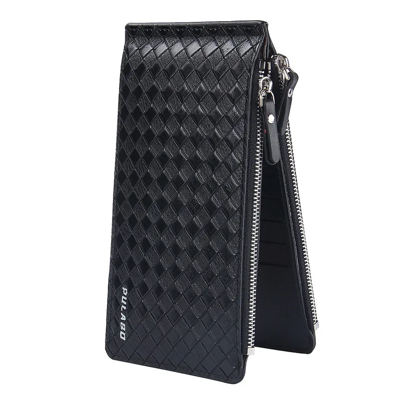 Men Wallets Purse 2017 Brand Famous Mens Zipper Long purse Clutch Male