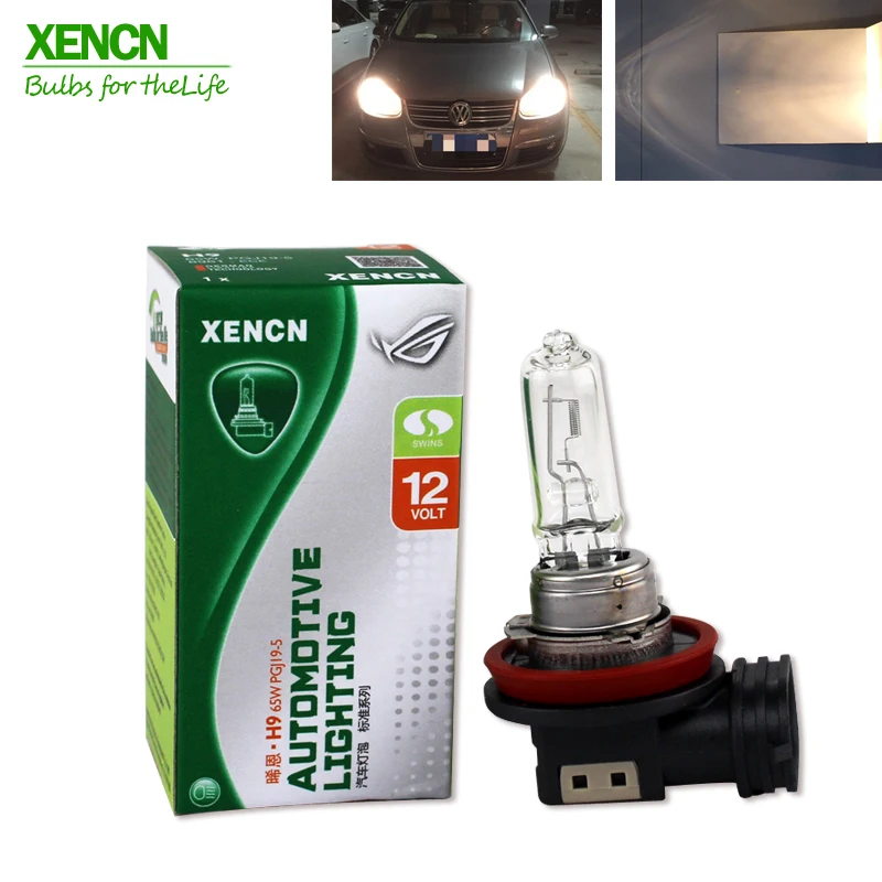 Автомобильные фары XENCN H9 противотуманные галогенные лампы 12 В 65 Вт 3200K серия Clear 2