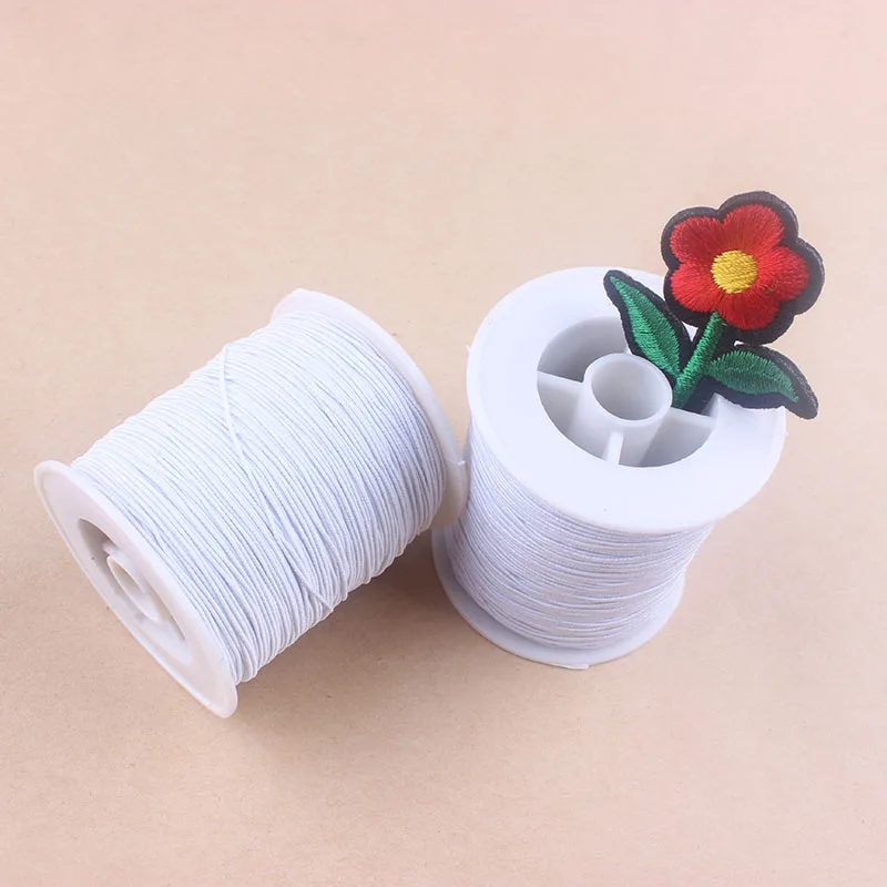 

0.8mm 1roll Elasticity Thread Crystal Beading Line 2 Colors Stretch Elastic Rope Cord Wire String Jewelry Findings Bracelet C1
