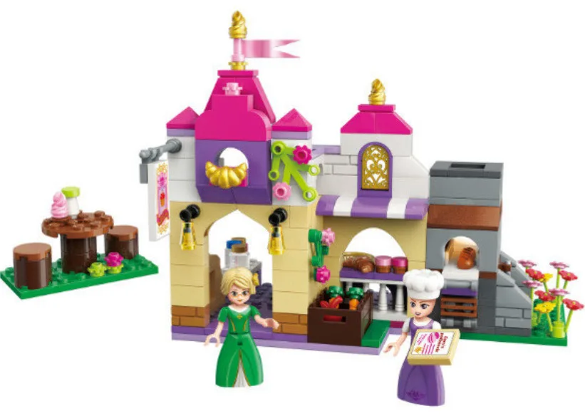 Enlamten 2603 236 шт. Legoes Princess Leah Chanson хлебобулочные строительные блоки кирпичи игрушки