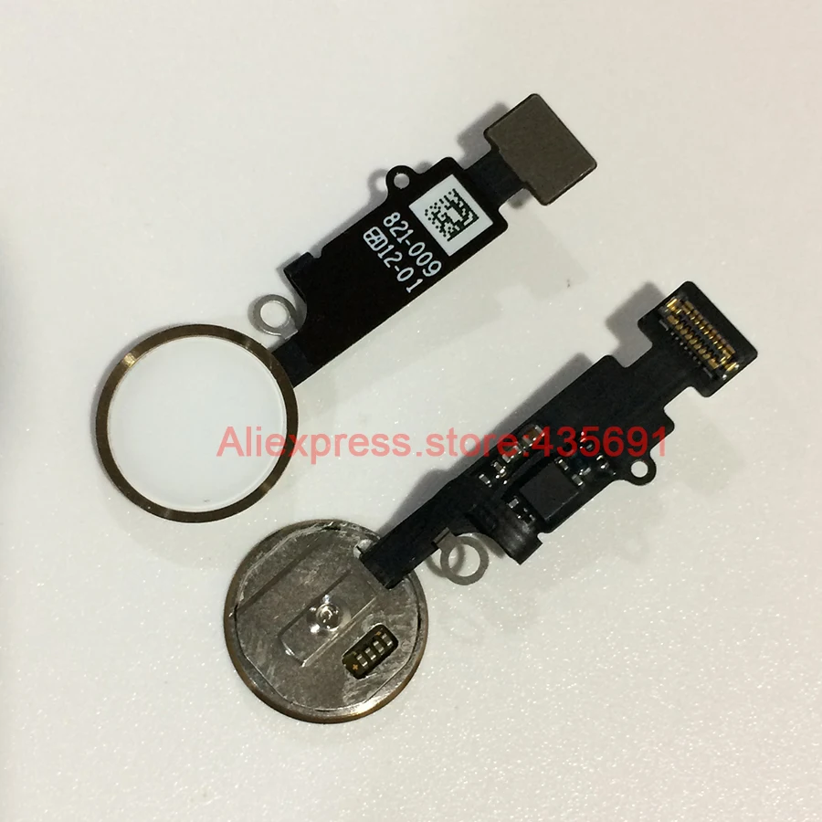 Для iPhone 7G 7 Plus домашний меню запасные части Кнопка возврата ключ с гибким кабелем в сборе 10 шт./лот