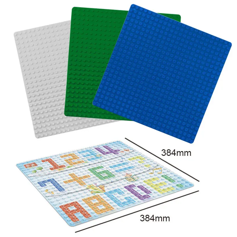 

24*24 Dots Base Plate for Large Bricks Baseplate Board Compatible Legoe DIY Building Blocks Toys For Children