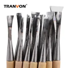 6/12 шт Профессиональная резьба по дереву Ножи корень резьба по дереву инструменты DIY ручной долота Ножи ремесло набор инструментов Скульптура инструменты