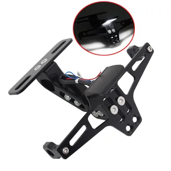 

Motorcycle License Plate Bracket Licence Plate Holder Frame Universal Fit For Honda Yamaha Suzuki Kawasaki Ducati