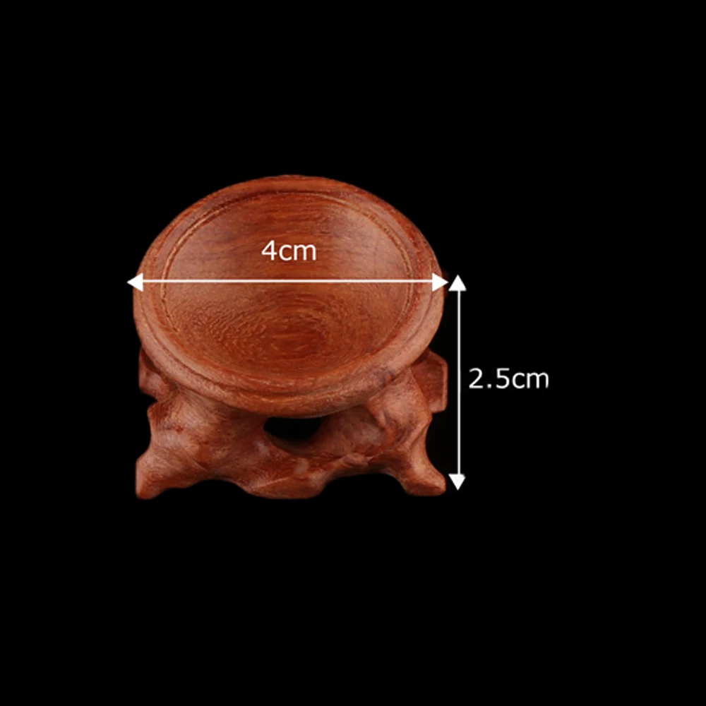 Прочная кислотная ветка деревянная подставка для хрустального шара сфера шар камень хрустальный шар держатель домашний декор - Цвет: 4cm x 2.5cm