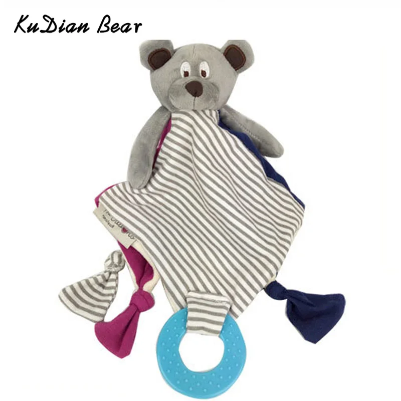 KUDIAN BEAR Baby Comforter Toy Bear Doll Appease Towel Doll Soft Plush