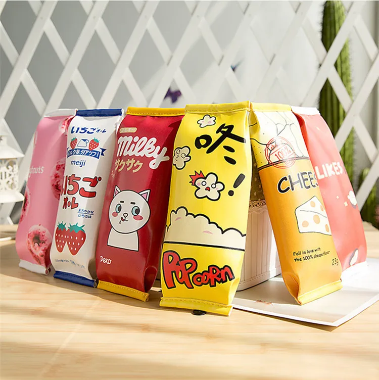 Креативные батончики-снеки из Южной Кореи, простая сумка для школьниц, маленькие свежие и милые канцелярские принадлежности