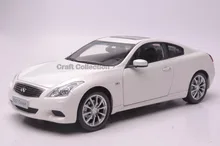 White 1 18 Infiniti G37 Coupe Diecast Model Cars Hot Selling Alloy Scale Auto Modell Limited