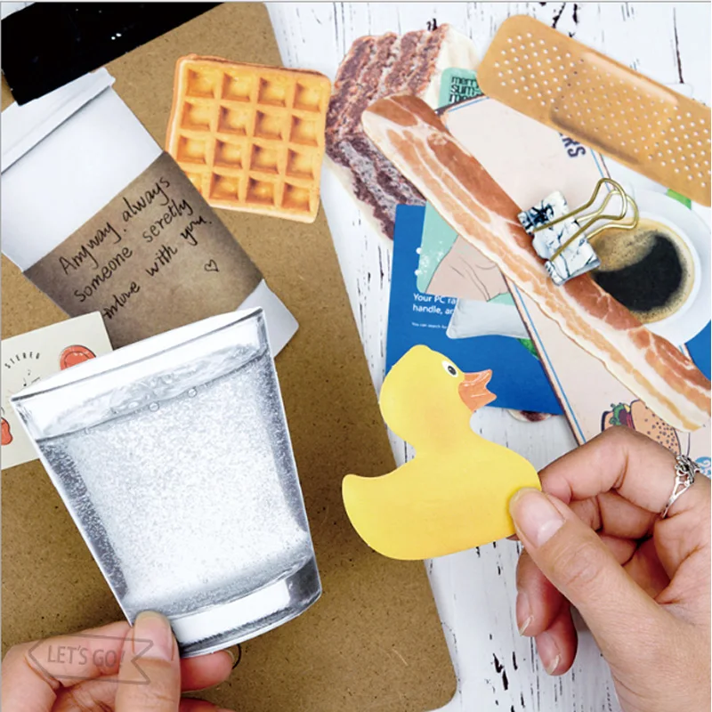 

1X Life energy post notes weekly plan Sticky Notes Memo Pad kawaii stationery School Supplies Bookmark Label
