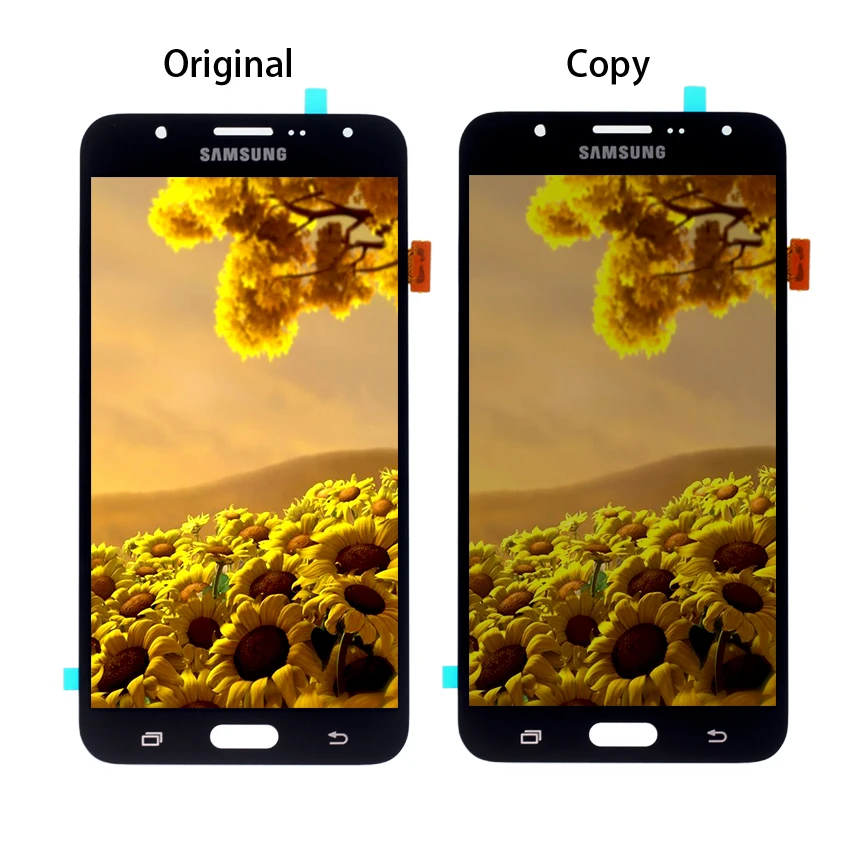 AMOLED LCD для SAMSUNG Galaxy J7 2015 дисплей J700 J700F J700M J700H сенсорный экран Запчасти|Экраны