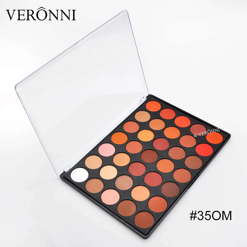 VERONNI 35 цветов Палитра теней для век Jacly Shimmer Make up Natural Glow матовые тени для век Pallete Maquillaje profesial горка оттенков