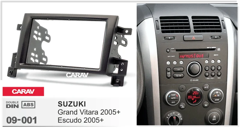 CARAV 09-001 Car Radio Installation Trim Fascia Panel