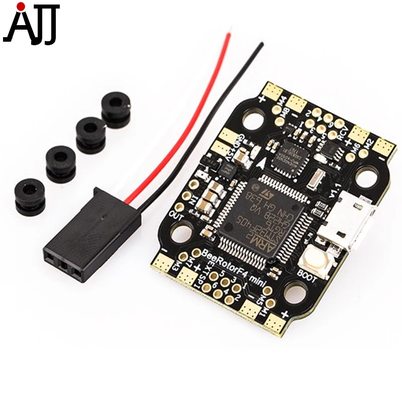 

BeeRotor Mini F4 Flight Controller with BFOSD PDB BEC Version MiniF4 For DIY FPV Racing Quadcopter Drone