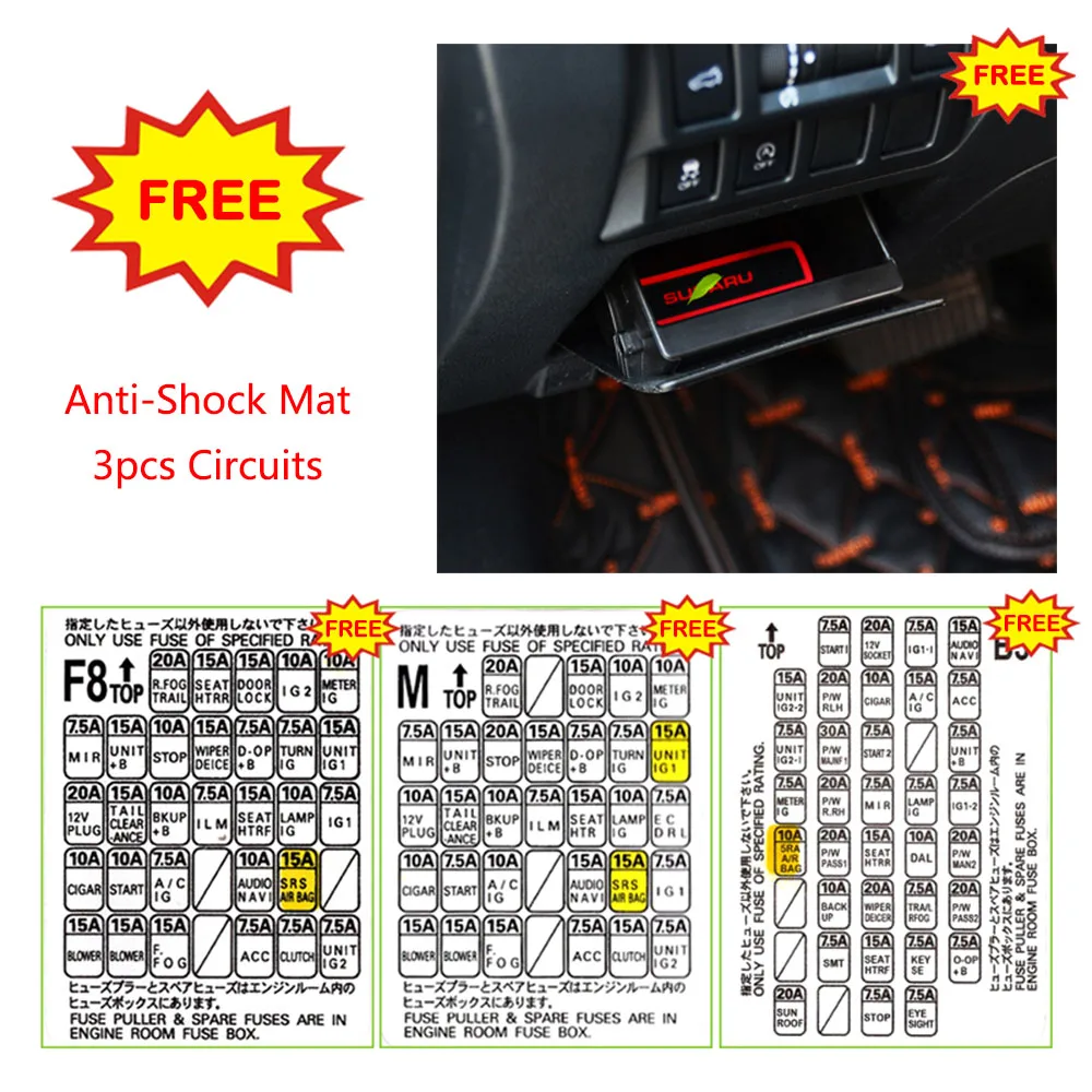Car Styling Fuse Storage Box Tray Holder Armrest Storage Box Modified Accessories Special For Subaru Forster Outback XV Legacy-in Stowing Tidying from ...