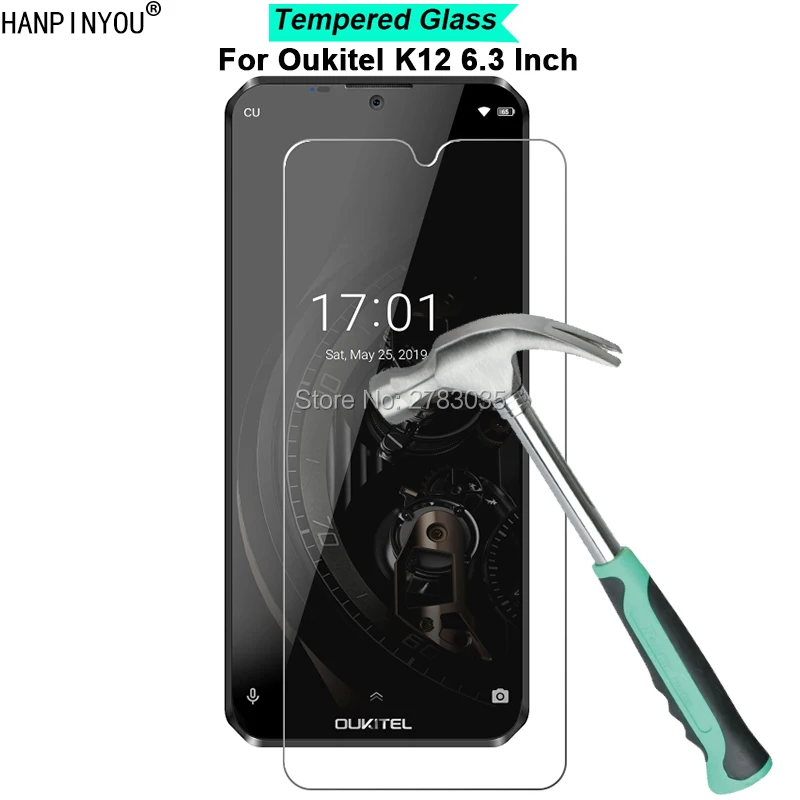 Для Oukitel K12 6 3 &quotновая твердость 9H 2.5D ультратонкая закаленная зеркальная