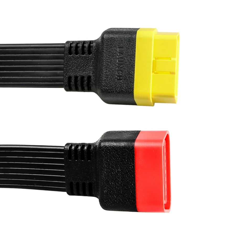 Бесплатная доставка Удлинительный Кабель OBDII 16 pin цветной провод Female to Male