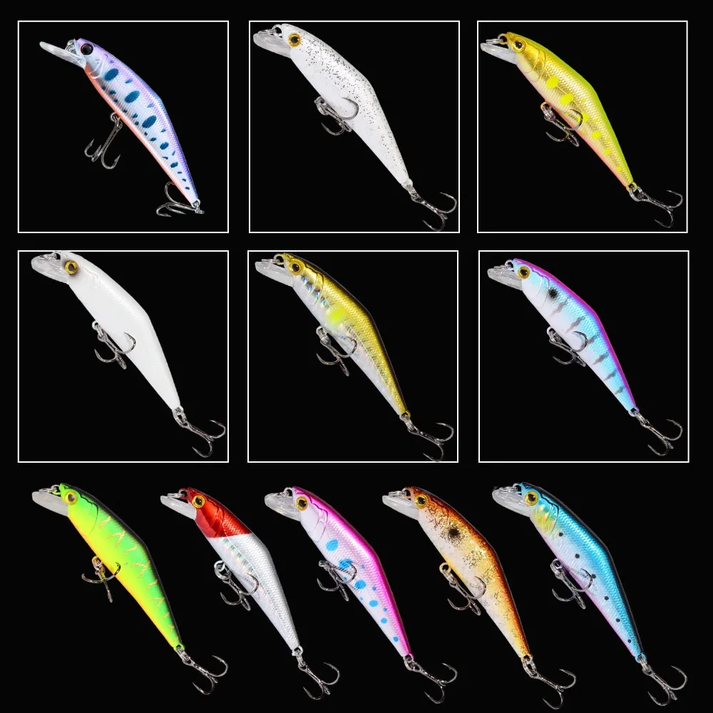 Afishlure жесткая Приманка Minnow 85 мм/15 г форель тонущие рыболовные наживки Trebke крючки