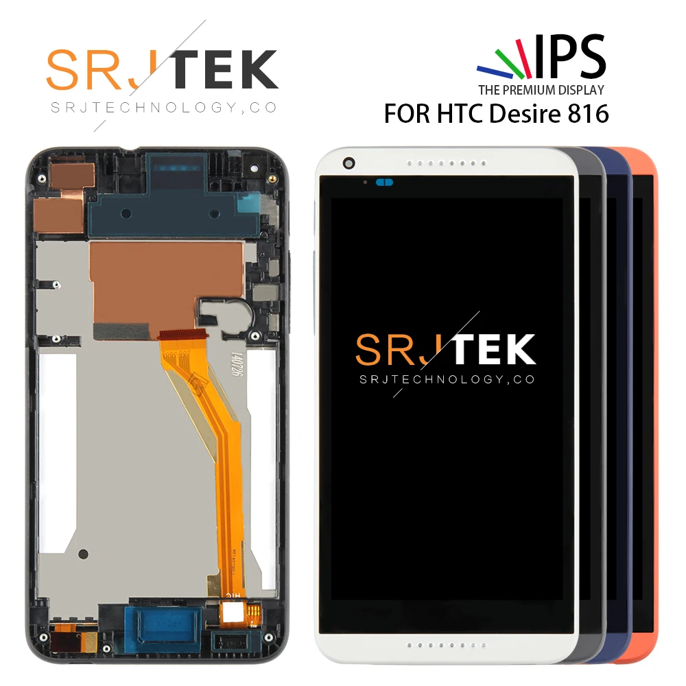 

Tested 5.5'' Display For HTC Desire 816 LCD Touch Screen 816 Display Digitizer Assembly 816 D816W D816