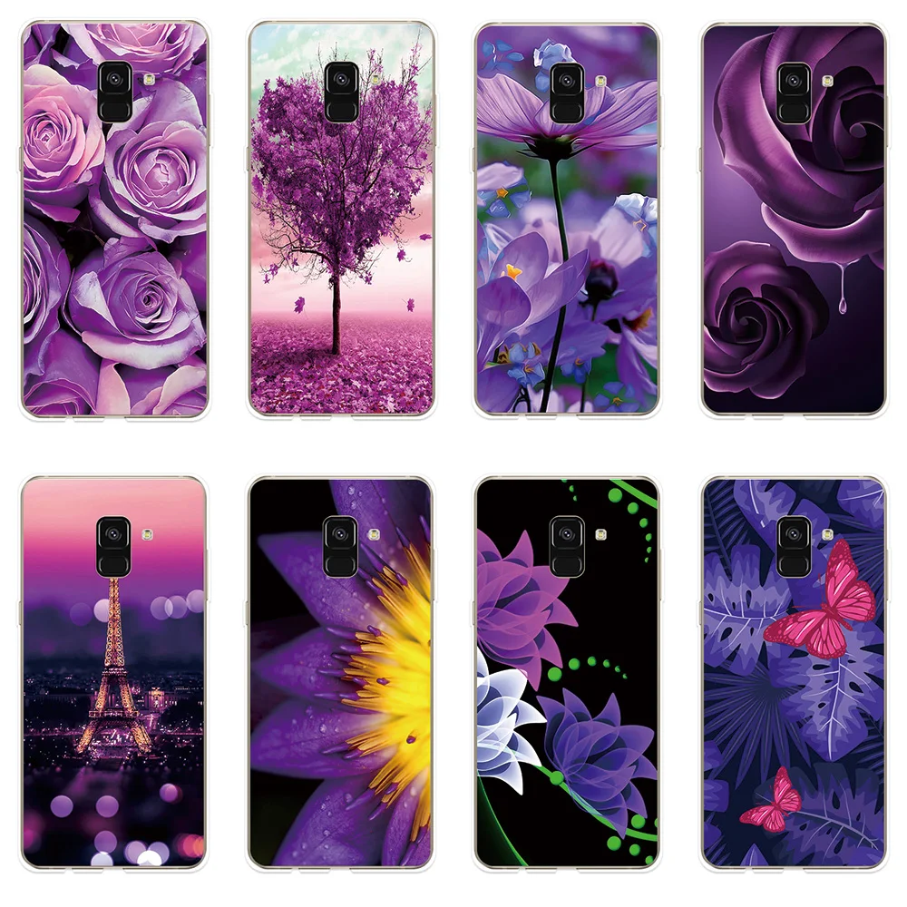Силиконовые чехлы из ТПУ для samsung Galaxy A10 A20 A20E A40 A50 A5 A7 A8 A6 плюс 2018 чехол Защитный