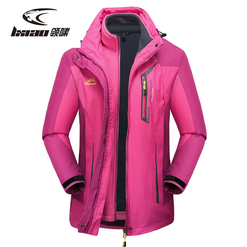 

LXIAO Windbreaker Hiking Jackets Waterproof Warm Winter Outdoor Sport Women Jacket Thermal Windproof Hiking Camping Womens Coat