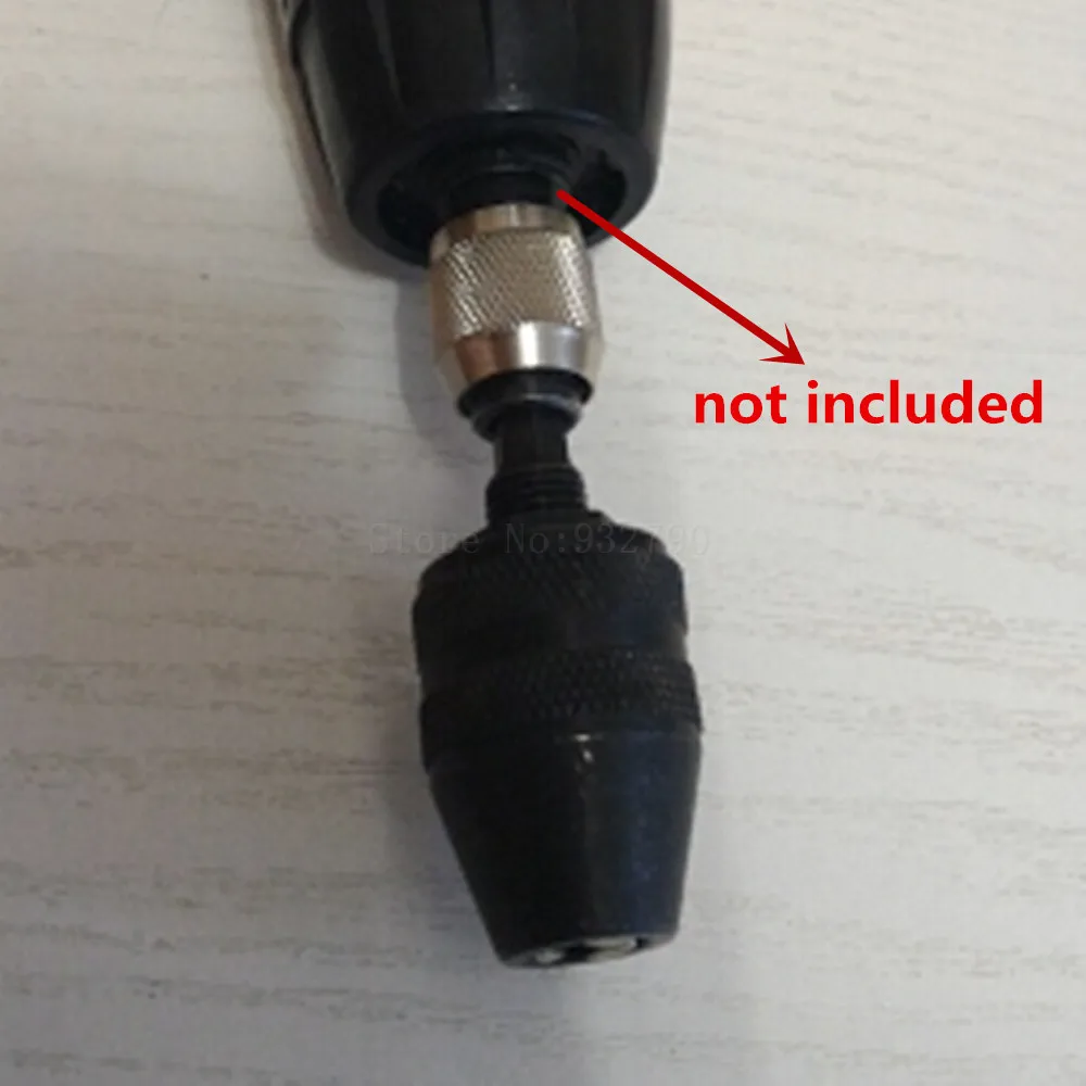 Keyless Drill Chuck Screwdriver Impact Driver Adaptor Hex Shank Dril bit