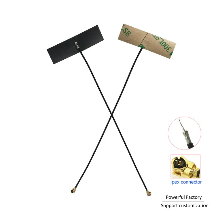 

Ipex connector 5dBi whip internal FPC 2.4ghz antenna wifi China made 10PCS / batch