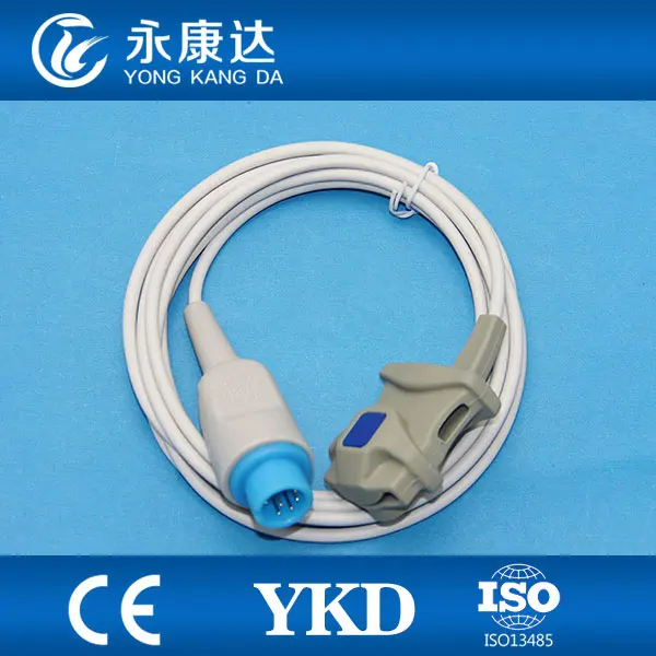 

YKD PM9800 8pin direct reusable 3m adult finger soft tip Spo2 sensor probes manufacturer,free shipping