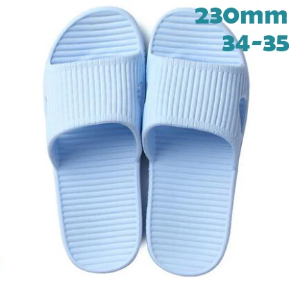 Xiaomi mijia/тапочки; мягкие женские и мужские сандалии для купания; детская повседневная обувь; нескользящие домашние тапочки для душа - Цвет: Sky Blue 230mm
