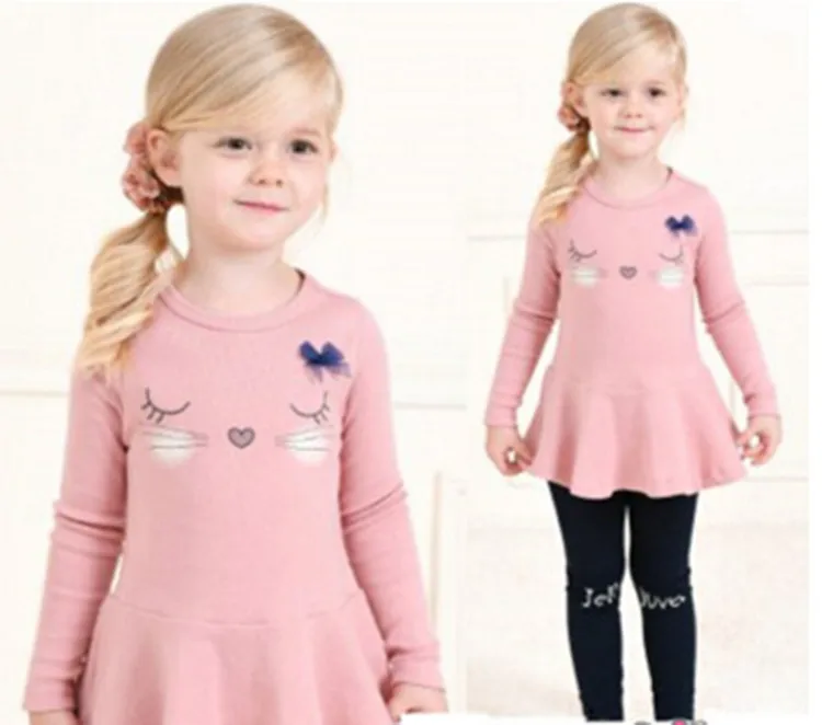 High Quality Children's New Fashion Girls Clothing Skirt Suit Kids