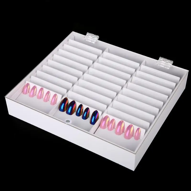 

33 grids Manicure Storage Box Nail Art Storage Manicure Decoration Rhinestone Gem Bead Container False Nail Display Holder
