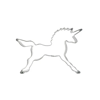 

Unicorn Cookie Cutter Tools Egg Shape Vegetable Biscuit Baking Mold Stainless Steel Toy for Home Chinese Kitchen Supplies