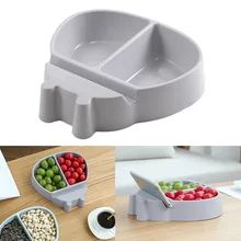 Божья коровка в форме сушеных фруктов лоток блюдо для закусок с подставкой для телефона для конфет фрукты орехи 2 отделения кухня Органайзер коробка