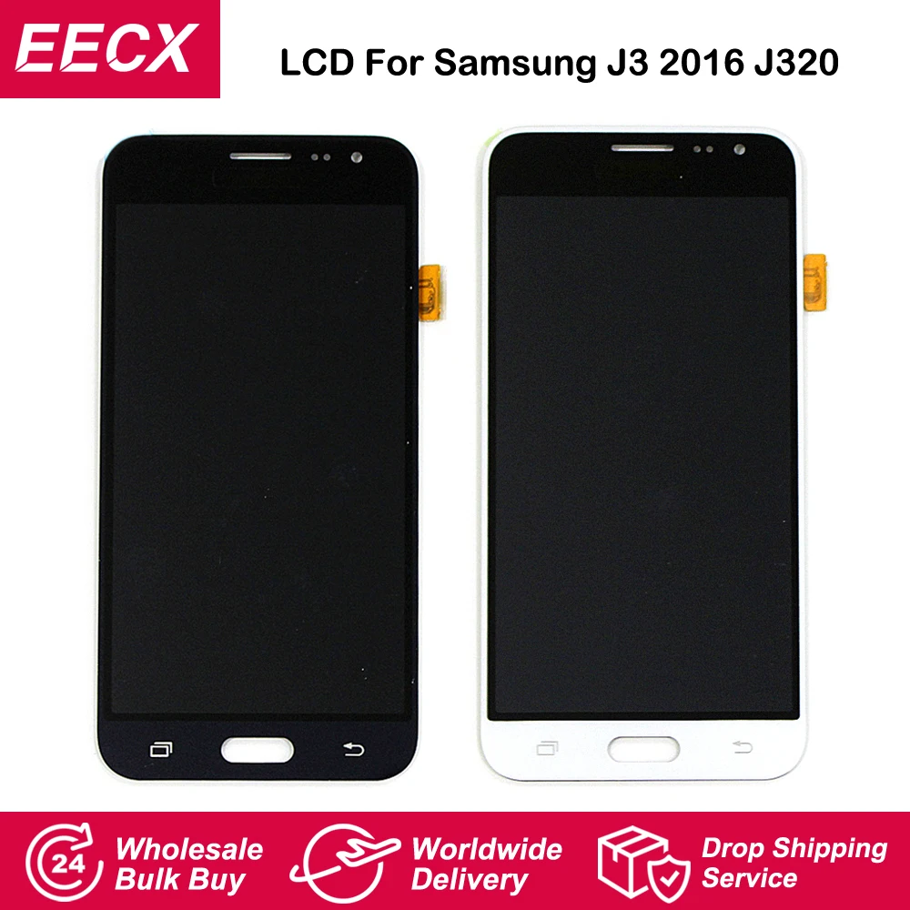 ЖК-дисплей J320M для Samsung Galaxy J3 2016 J320 J320F J320FN сенсорный экран дигитайзер в сборе