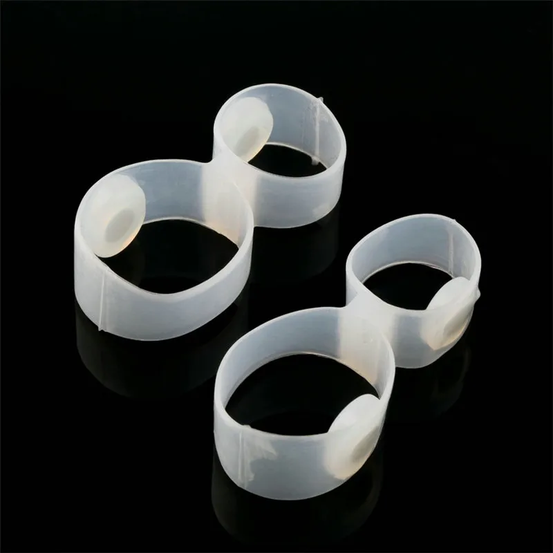 1 Pair Magnetic Silicon Diet Slimming Foot Double Toe Ring Weight Loss Diet Massage Fitness Slimming Promotiom Beauty