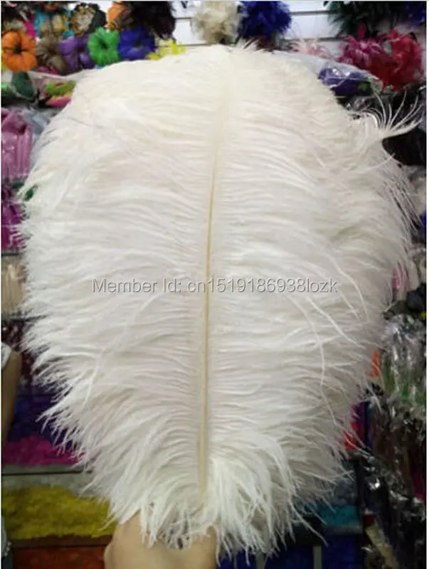 

Wholesale! 50PCS / lot of white ostrich feathers 10-12 inches / 25-30 cm natural feather, DIY wedding interiors