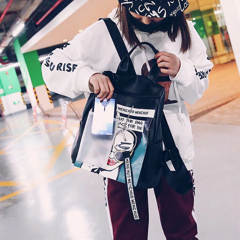 MENGHUO 2017 Mochilas de mujer de moda de cuero PU bolso de hombro pequeñas Mochilas escolares para adolescentes Mochila De niña Mochilas