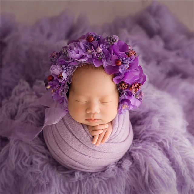 Lavender LV Infant Bonnet