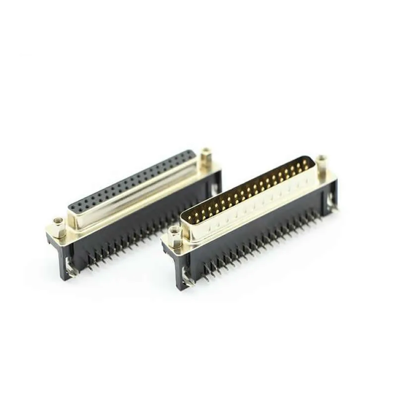 30pcs DR37 pin Male/Female Bending Pin 90DEG connector Weld plate / Flap type serial port DR37M adapter | Обустройство дома