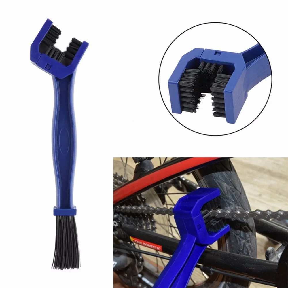 Sale Bike bicycle Gear and Chain Cleaning Brush Cleaner Tool Motorcycle Cycling Bikes Outdoor Scrubber Tool Bike Chains Cleaners 0