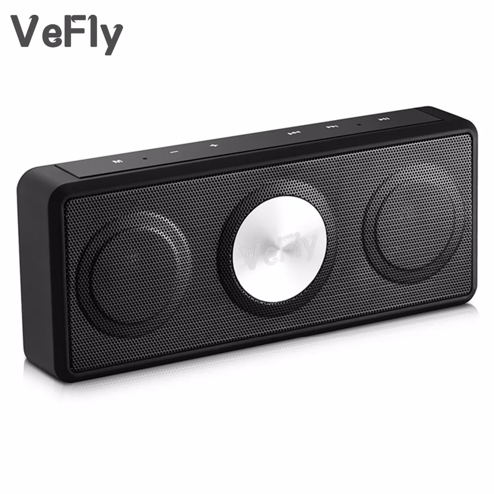 VeFly fm радио беспроводной bluetooth динамик, портативный музыкальный компьютер ноутбук колонки для телефона с USB TF Бумбокс mp3 плеер