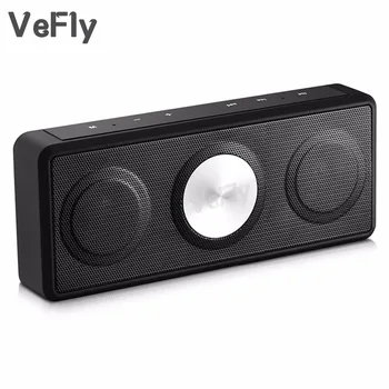 

VeFly fm radio wireless bluetooth speaker, portable music computer notebook speakers for phone with USB TF boombox mp3 player