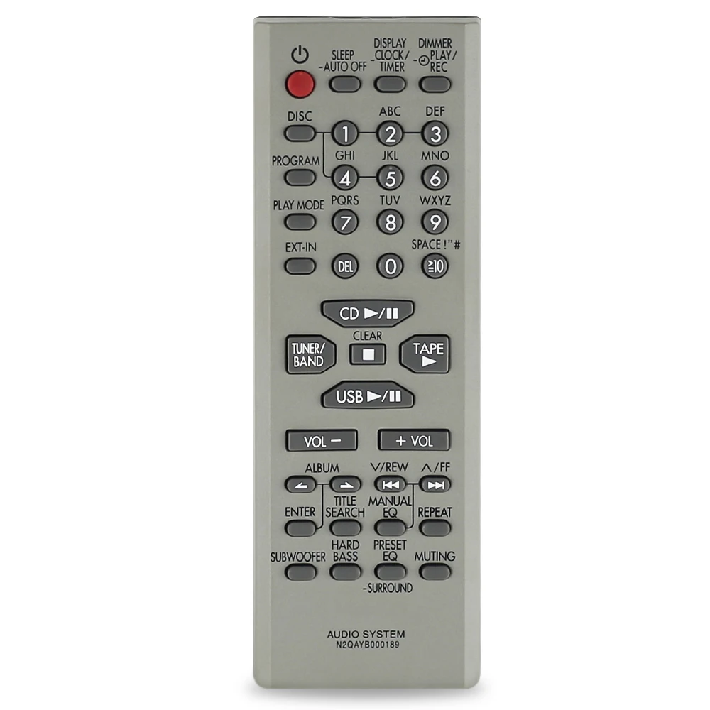 Новый пульт дистанционного управления для аудиосистемы panasonic N2QAYB000189 |