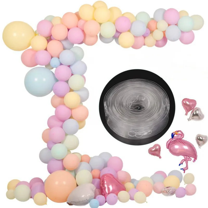 

5M Plastic Balloon Chain DIY Latex Balloons Decor Ballon Arch Tool Kids Birthday Party Wedding Decoration Layout