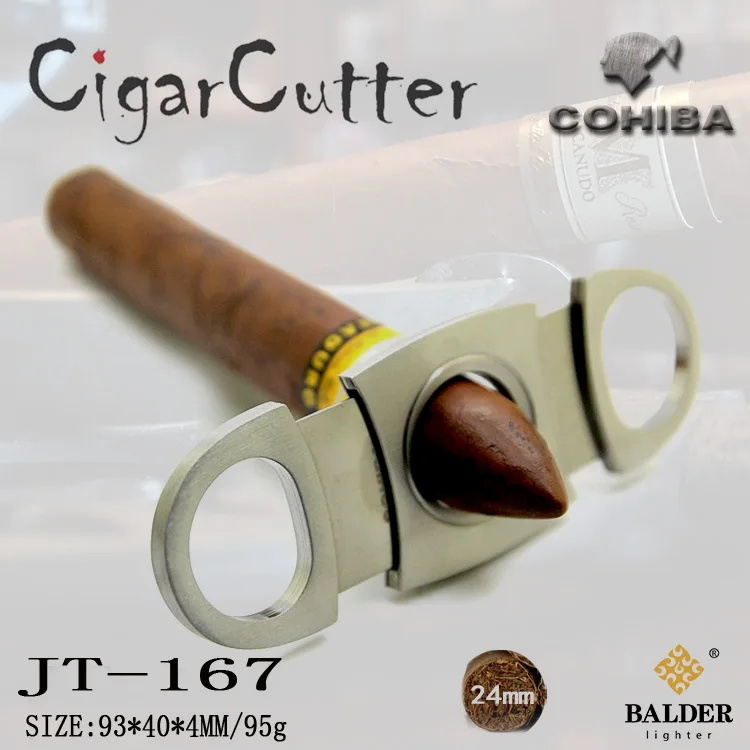New Cohiba cigar cutter portable knife stainless steel cigar scissors