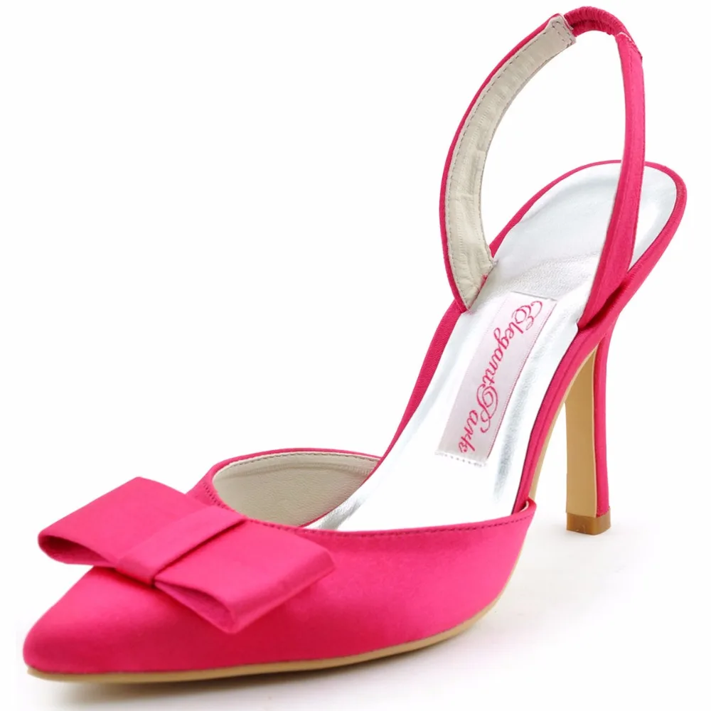 hot pink slingback heels